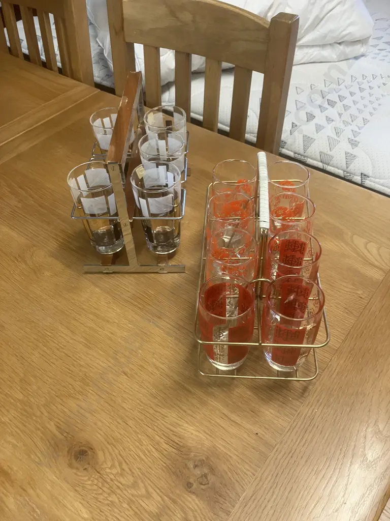 Pair of Vintage Caddy's & Glasses Image 1++