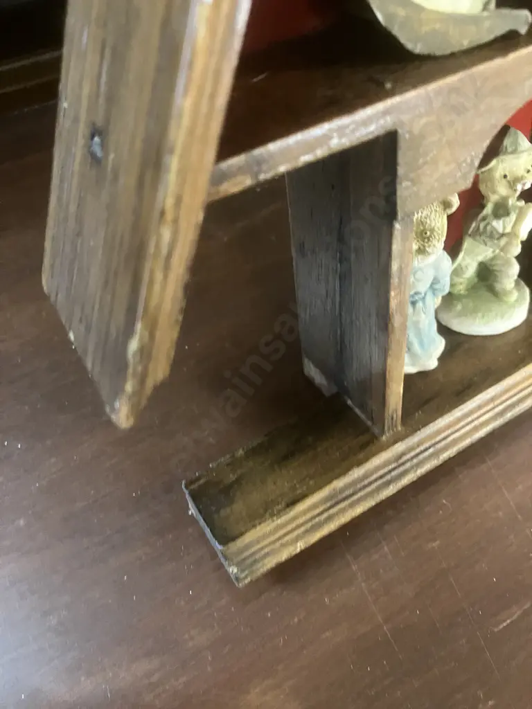 Miniature Display Stand With 18 Bear Figurines. H46 W38 D5cm Image 1++