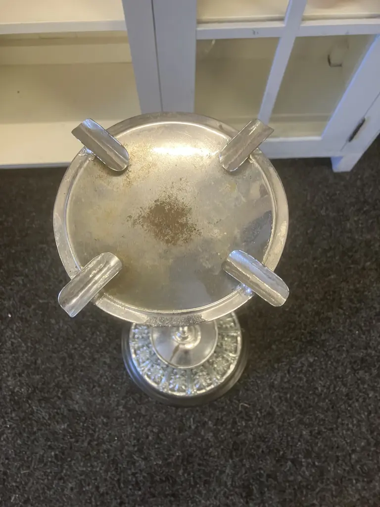 Vintage Smokers Stand. H73.5cm (As Found) Image 1++