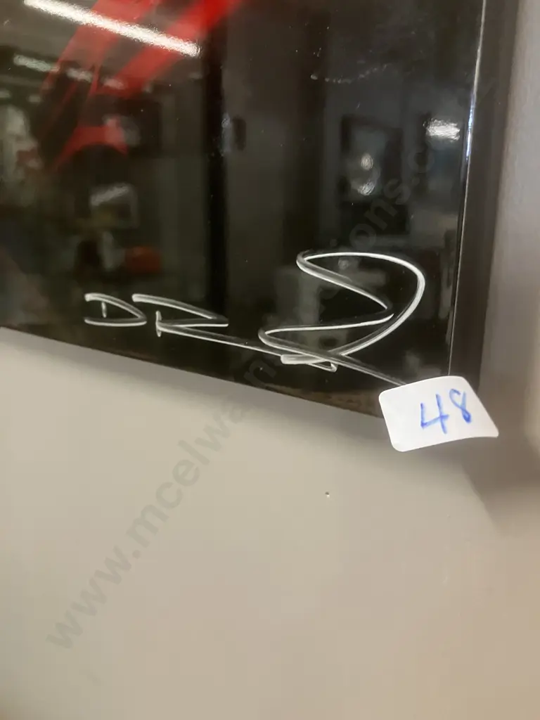 Dr Airbrush Mediating Monk Artwork. 30 x 30cm Image 1++