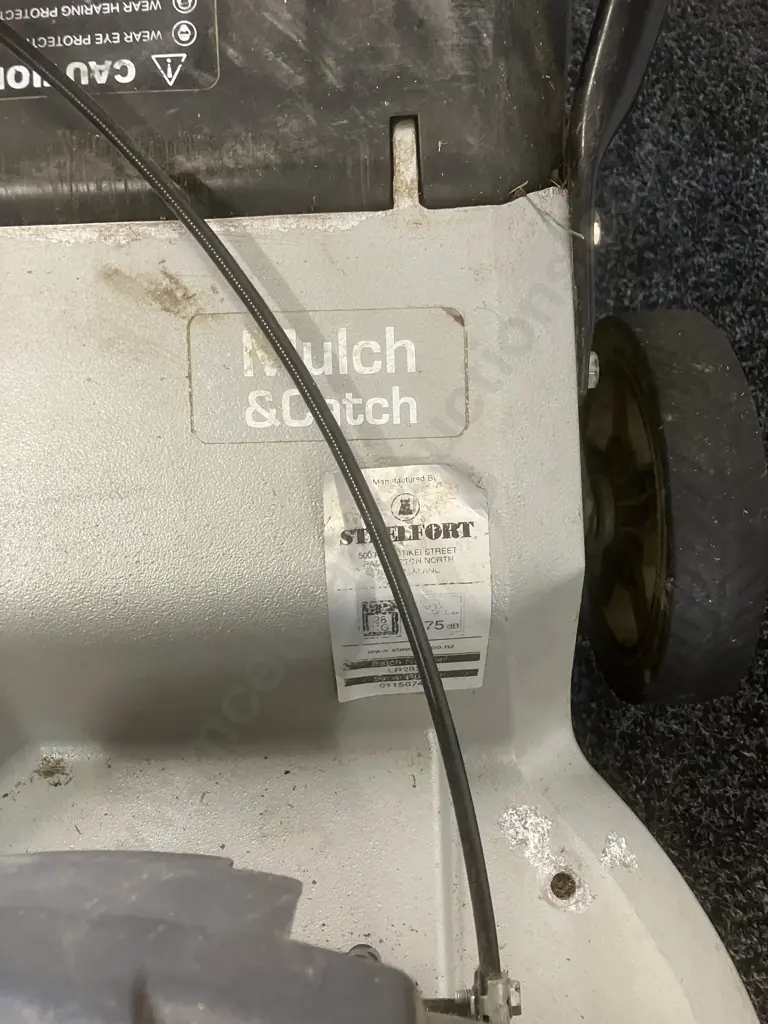 Steelfort Mulch & Catch Lawnmower With Catcher Image 1++