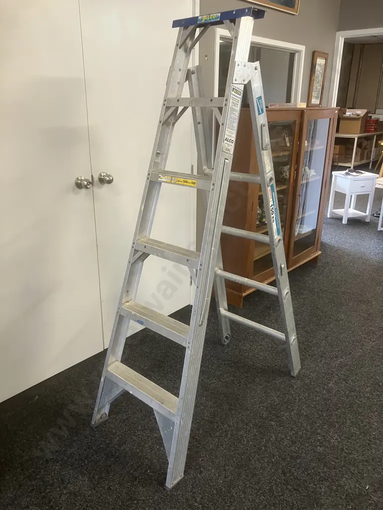 Alco Trademaster Aluminum Combination Step Extension Ladder, 1.83 - 3.28m AC6 150Kg Image 1++