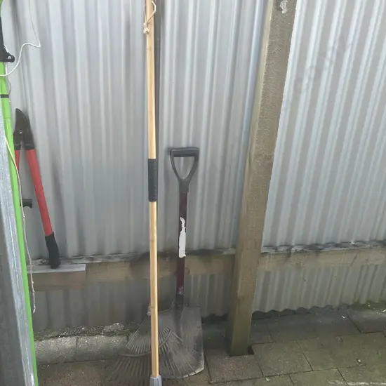 Sabco Bulldozer, Leaf Rake, Garden Spade