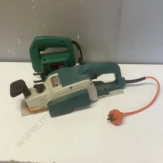 Black & Decker 800W Electric Planer & Ryobi 230W Jigsaw