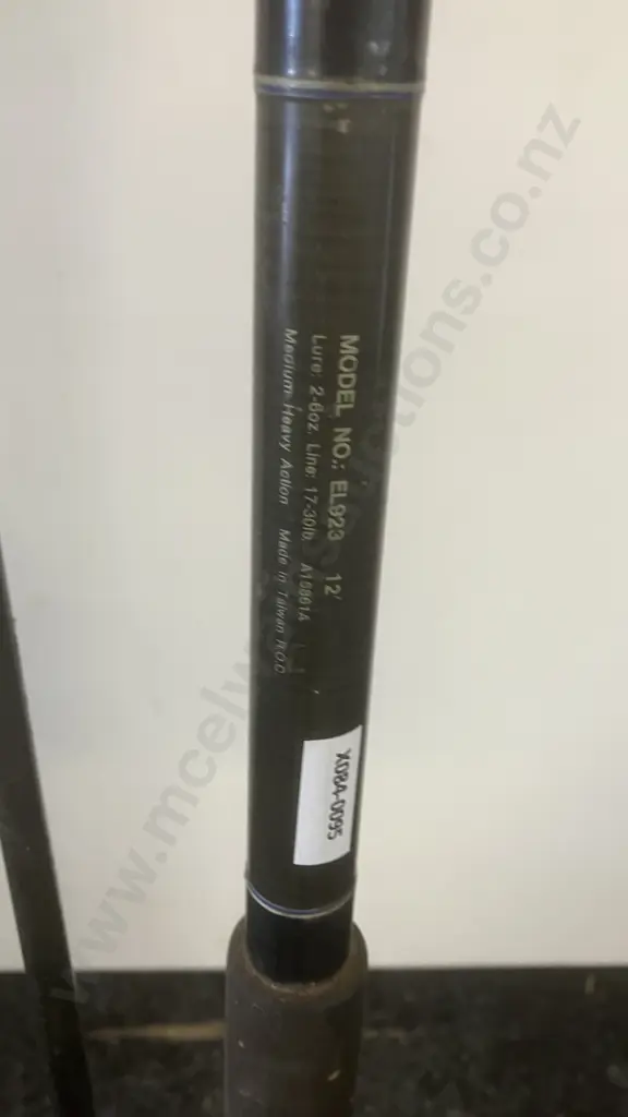 Daiwa Eliminator EL923 12' 17-30lb Medium Heavy Action Rod. 2 Piece Image 1++