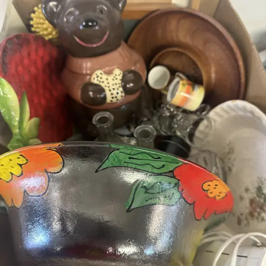 Box Lot Of Assorted China Items