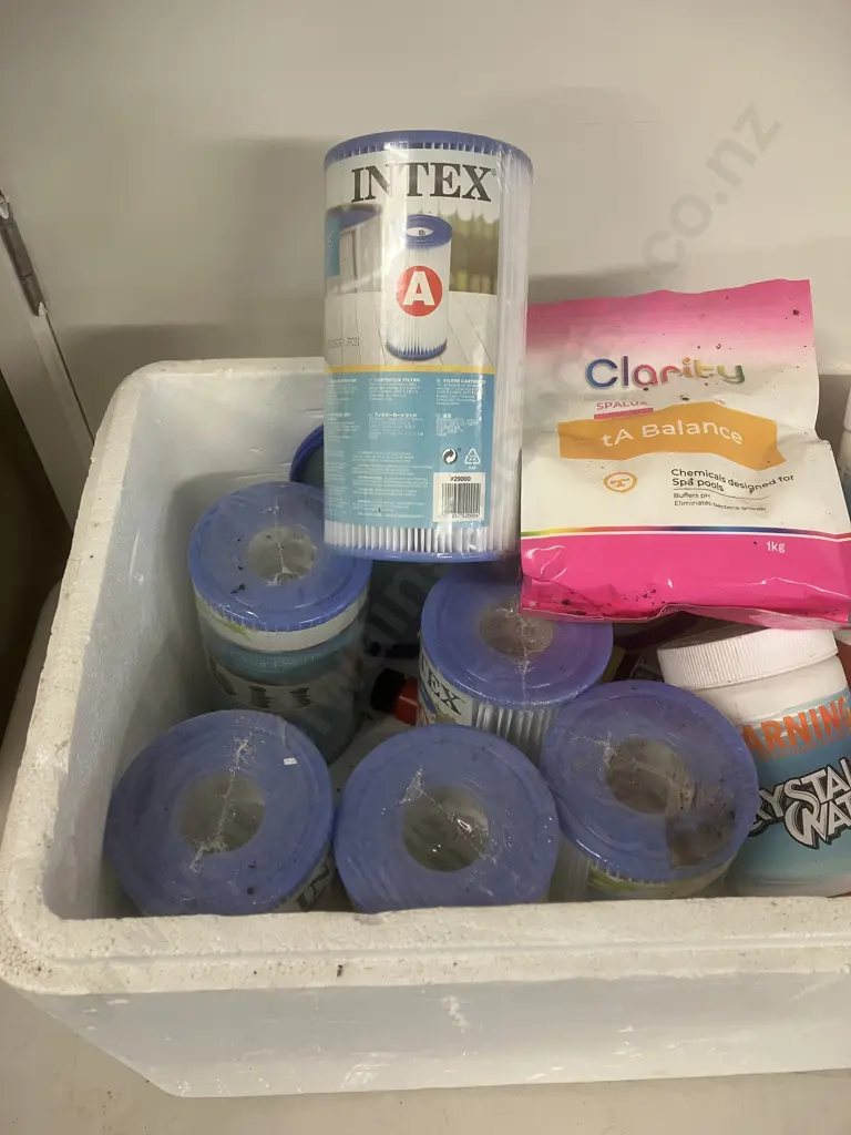 Intex Filter Cartridges & Spa Pool Chemicals Image 1++