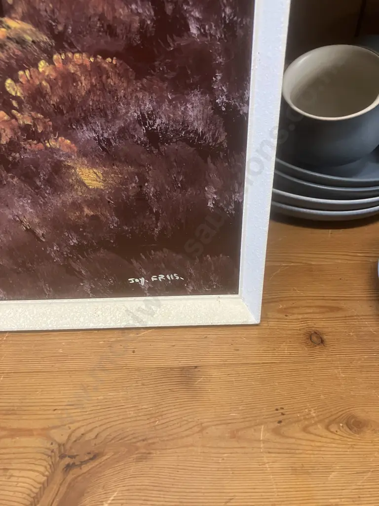 Vintage Joy Friis Framed Print. 42 x 80cm Image 1++