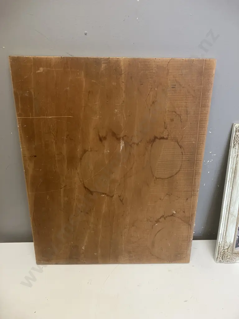 Wood Frame & Early Settler Heart Mirror With Cartoon Pictures Image 1++