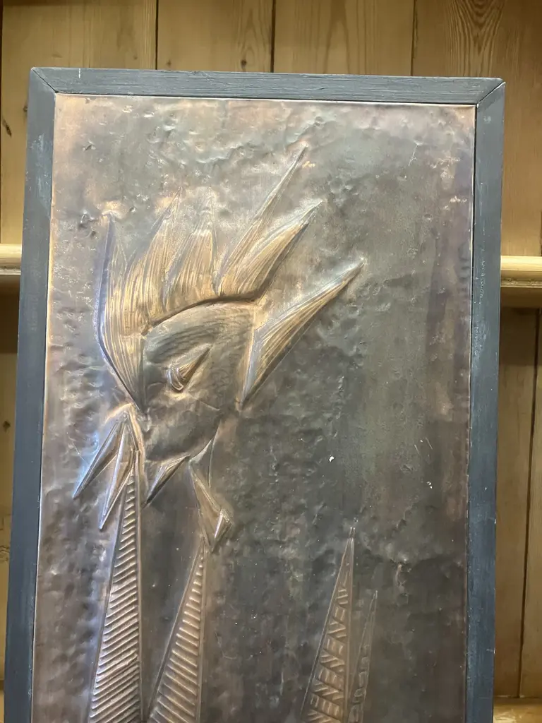 Copper Repouse Wall Picture. 88 x 26cm Image 1++