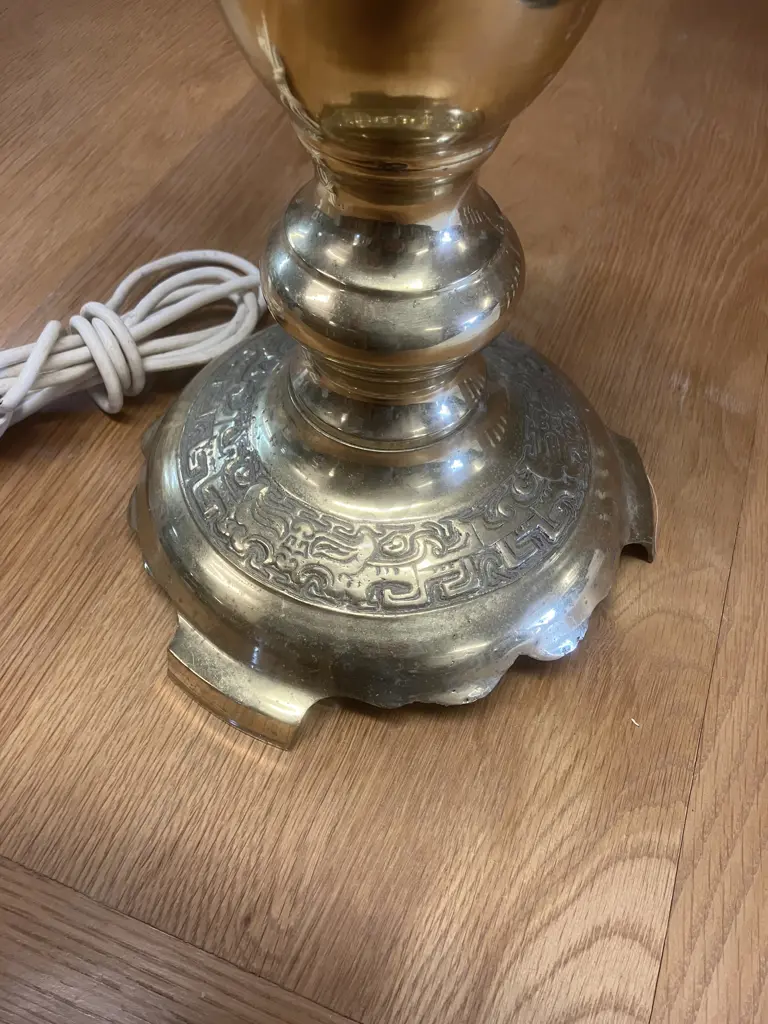 Brass Table Lamp. H60cm Image 1++