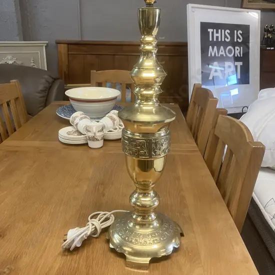 Brass Table Lamp. H60cm