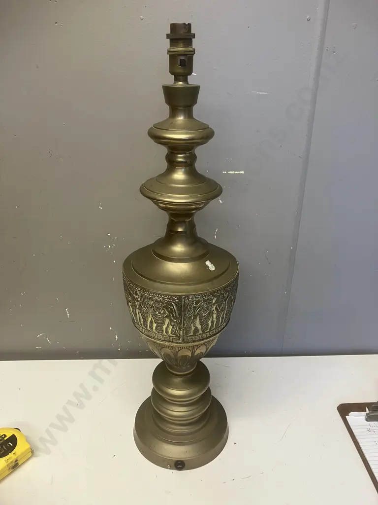 Brass Table Lamp (Ornamental) Cord Cut Off. H62cm Image 1++