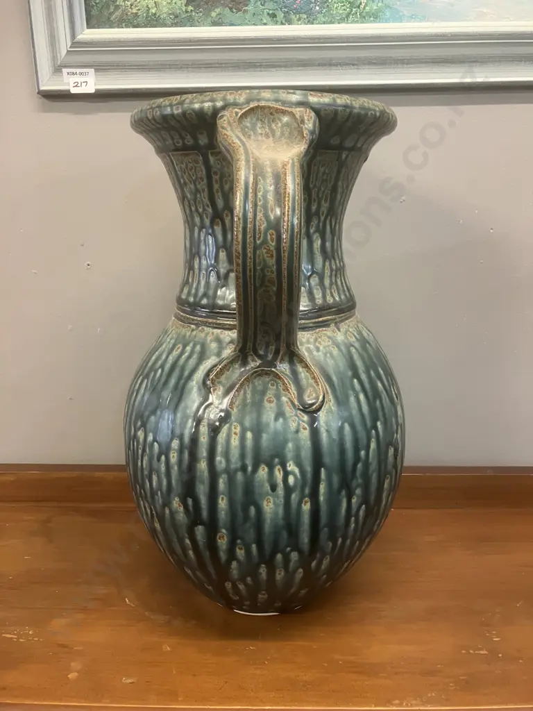 Kim Morgan NZ Potter 40cm Tall Pottery Jug / Vase Image 1++