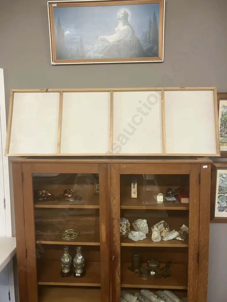 Artwork - Watercolor Cactus Canvas. 50 x 150cm Image 1++