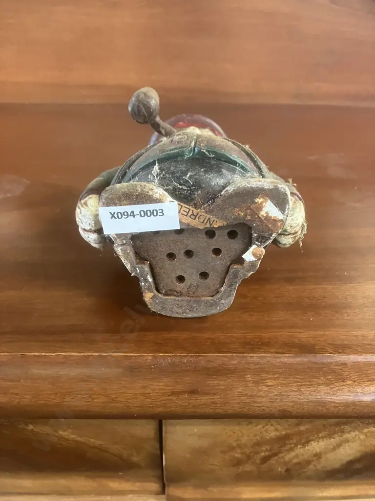 Antique 'Transvaal Money Box' Painted Cast Iron c1900 - S.A. President Kruger. H15cm Image 1++