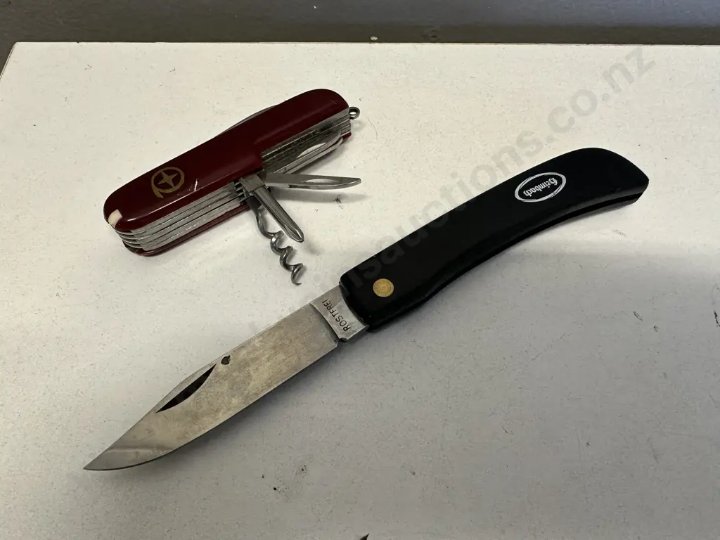 Heimbach Folding Knive & Diamond Superior Star-in-Q "Swiss Army Knife" Style Knife Image 1++