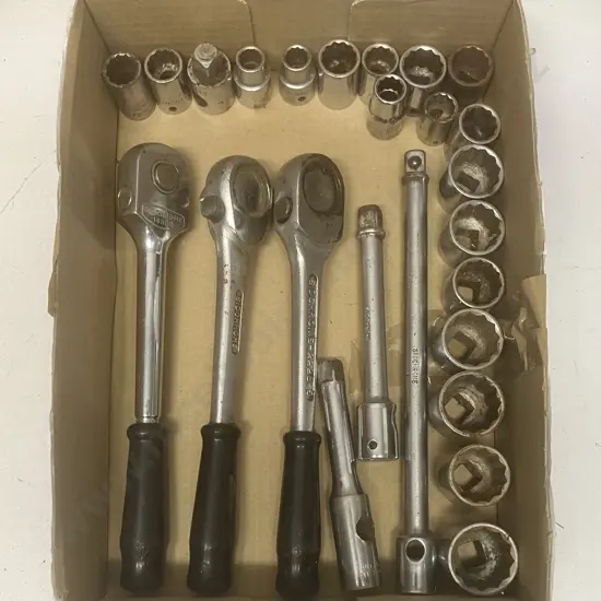 Sidchrome Ratchets, Sockets, Extensions With Bedford England Extension