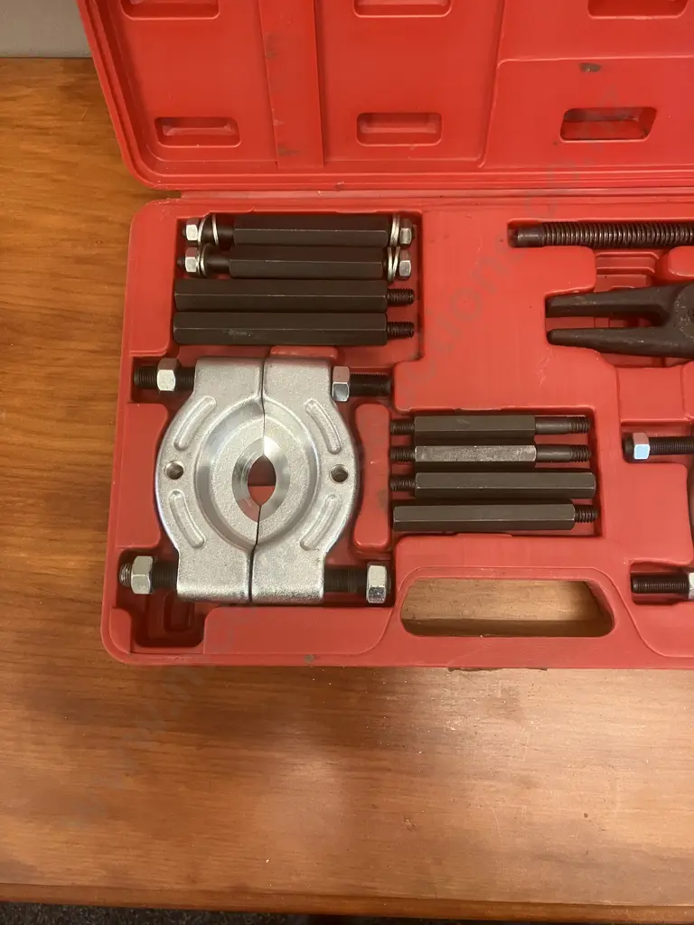 12 Piece Bar-Type Puller / Bearing Separator Set In Blow-Mould Case Image 1++