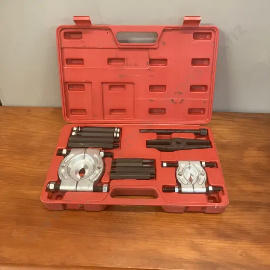 12 Piece Bar-Type Puller / Bearing Separator Set In Blow-Mould Case
