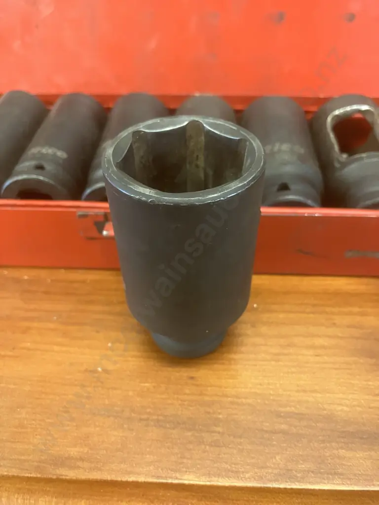 Rico Tools Deep Reach Impact Cr-Mo Socket Set 1/2" Drive - 13 Piece 7/16 - 1 1/4" (Two Sockets As Shown) Image 1++