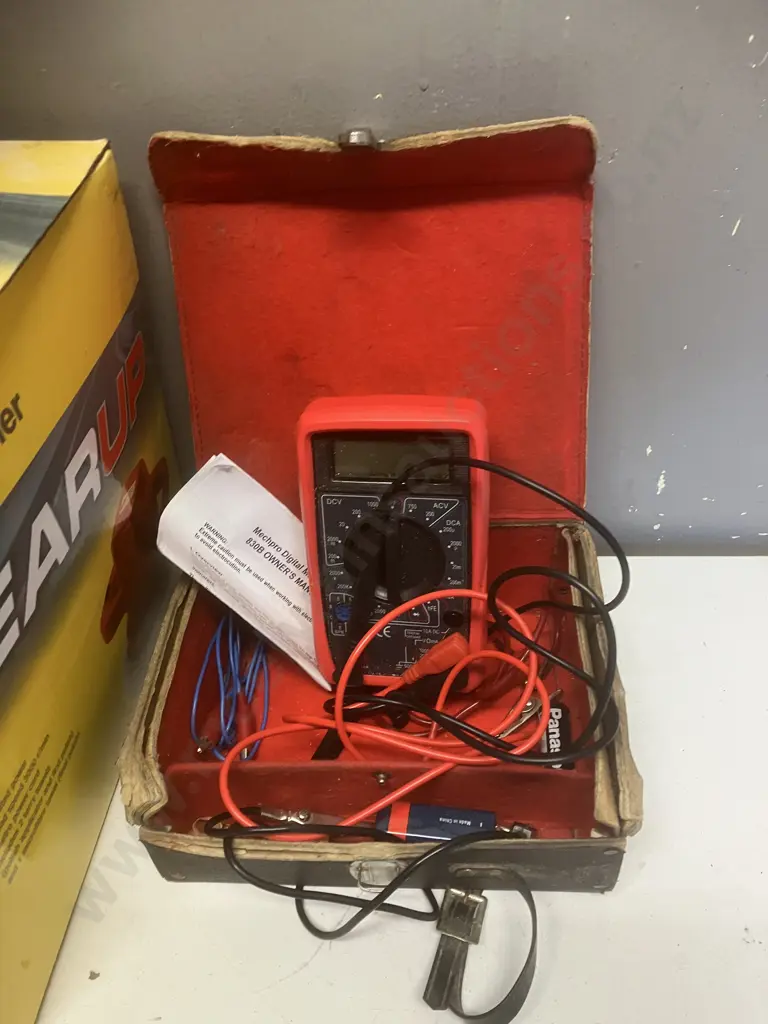 Mechpro Digital Multimeter MPMM830B In Case With GearUp 240V Buffer / Polisher Image 1++