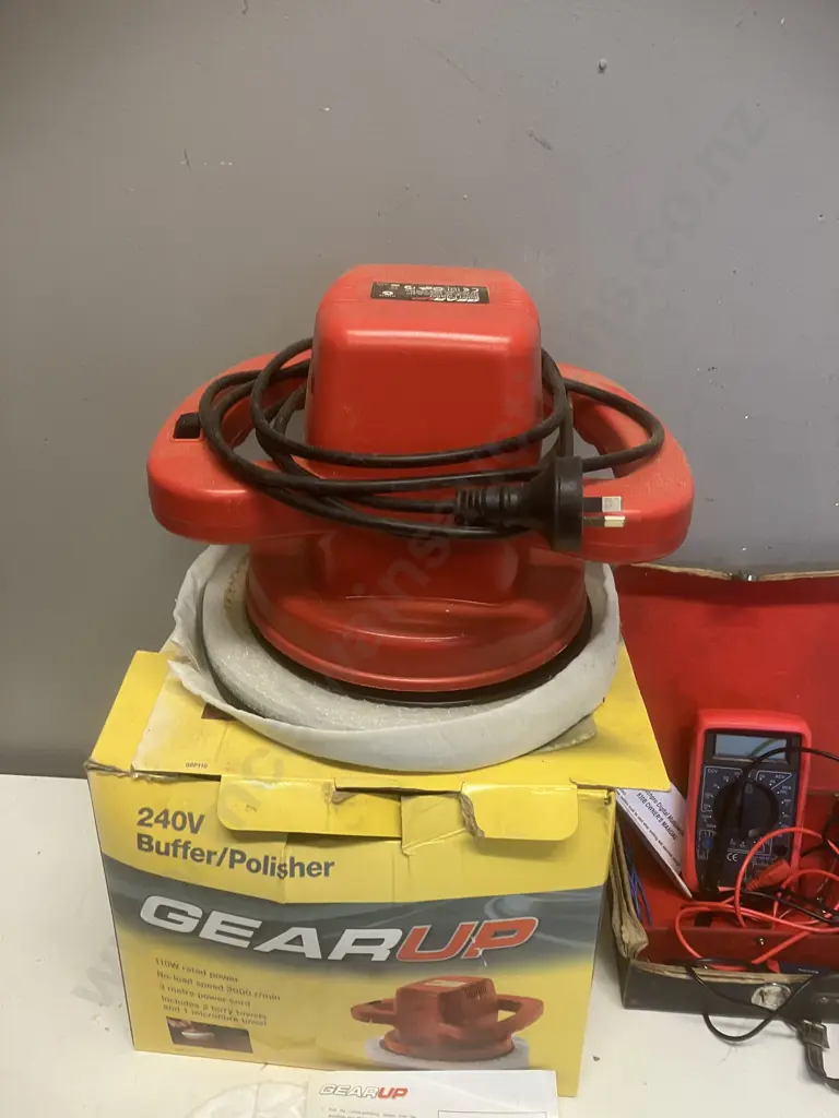 Mechpro Digital Multimeter MPMM830B In Case With GearUp 240V Buffer / Polisher Image 1++