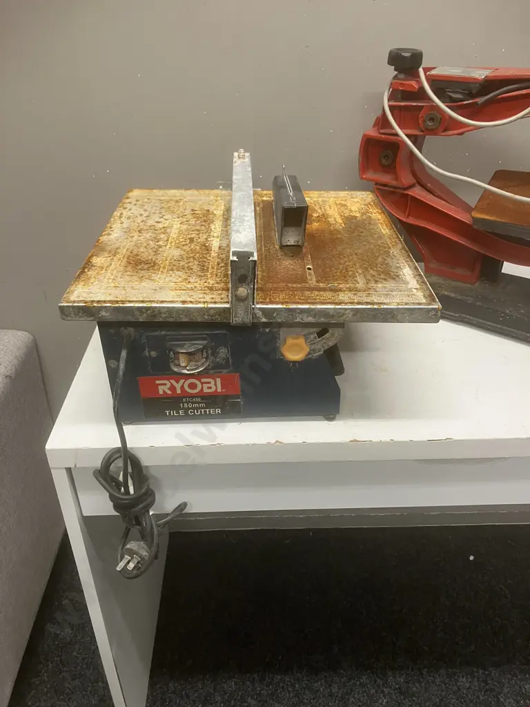 Ryobi ETC450 180mm Tile Cutter, B&D 185mm Circular Saw (Needs Plug), Frejoth Scroll Saw SAW085 (Need Blade) Image 1++