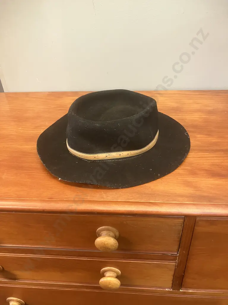 Vintage Fairline Fedora Western Hat 100% Wool Size 62 / XL - Made In Macau Image 1++