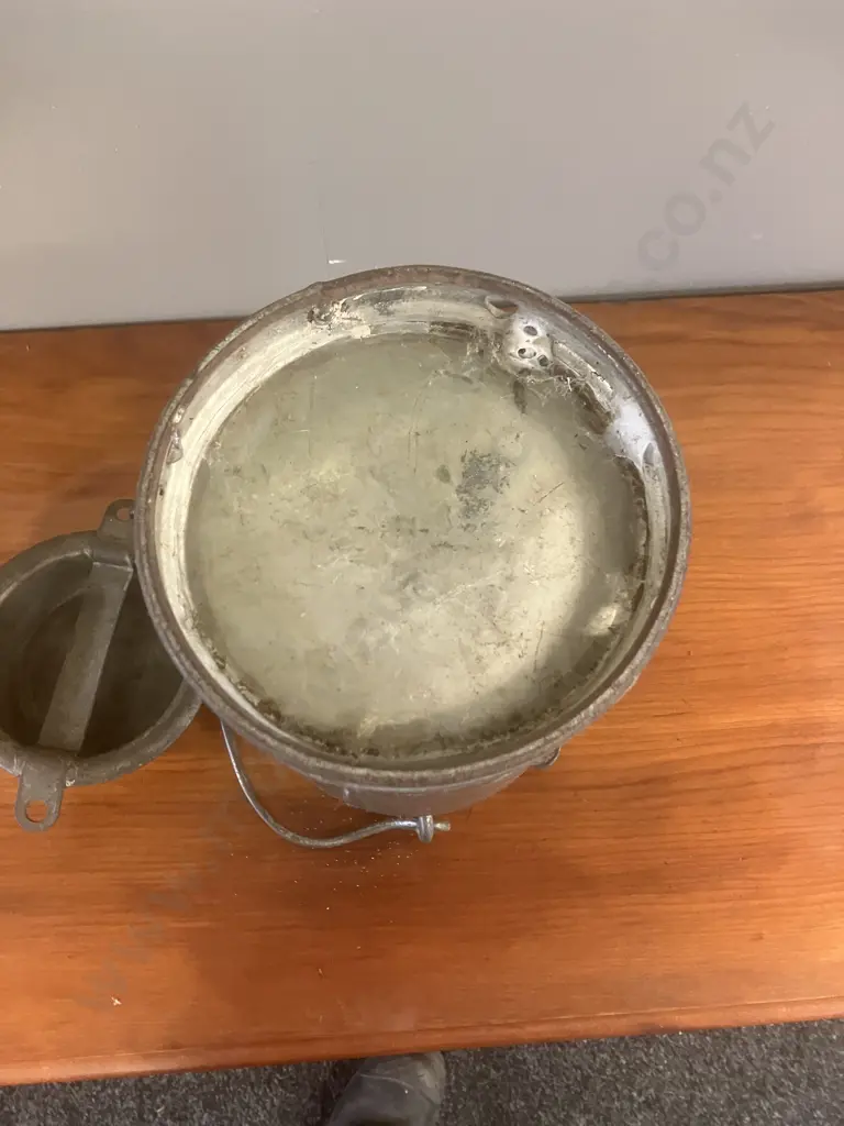 Rare H&H Vintage Metal Milk / Cream Can. 32 x 18cm Image 1++