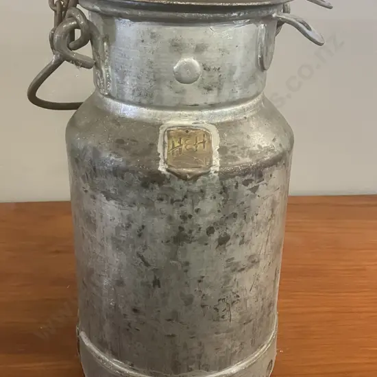 Rare H&H Vintage Metal Milk / Cream Can. 32 x 18cm