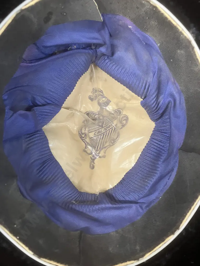 Vintage Mexican Calidad Black Velvet Silver Horseshoe Mariachi Sombrero Image 1++