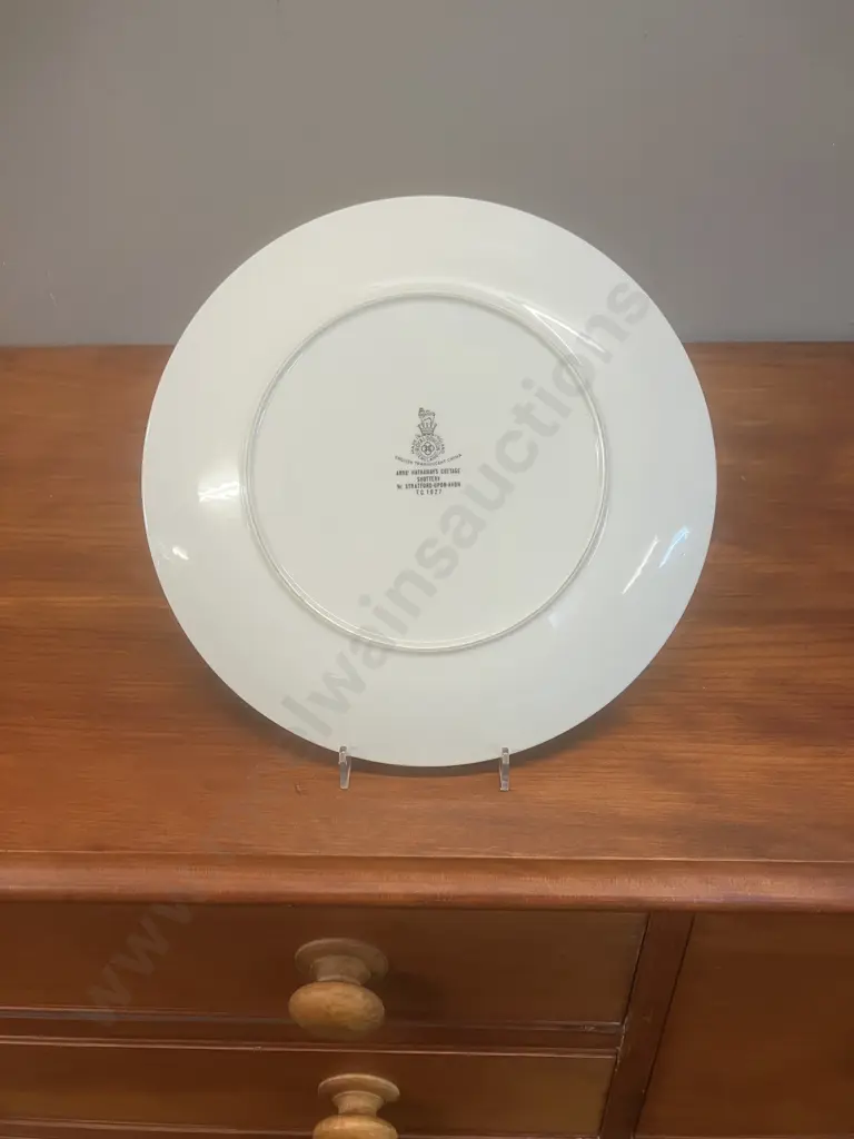 Royal Doulton Anne Hathaway's Cottage Plate - Shottery Nr. Stratford-Upon-Avon. TC1027 Image 1++