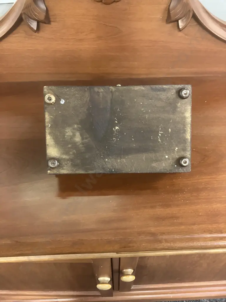 Victorian Antique English Oak Desktop Inkstand Image 1++