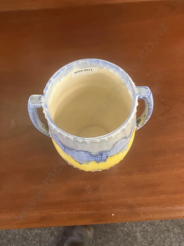 Beswick Art Deco Double Handled Vase 395, H15.5cm (As Found) Image 1++