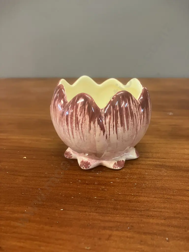 Shorter & Son (England) Water Lily Creamers, Sugar Bowl & Lidded Preserve Pot  c1930s Image 1++