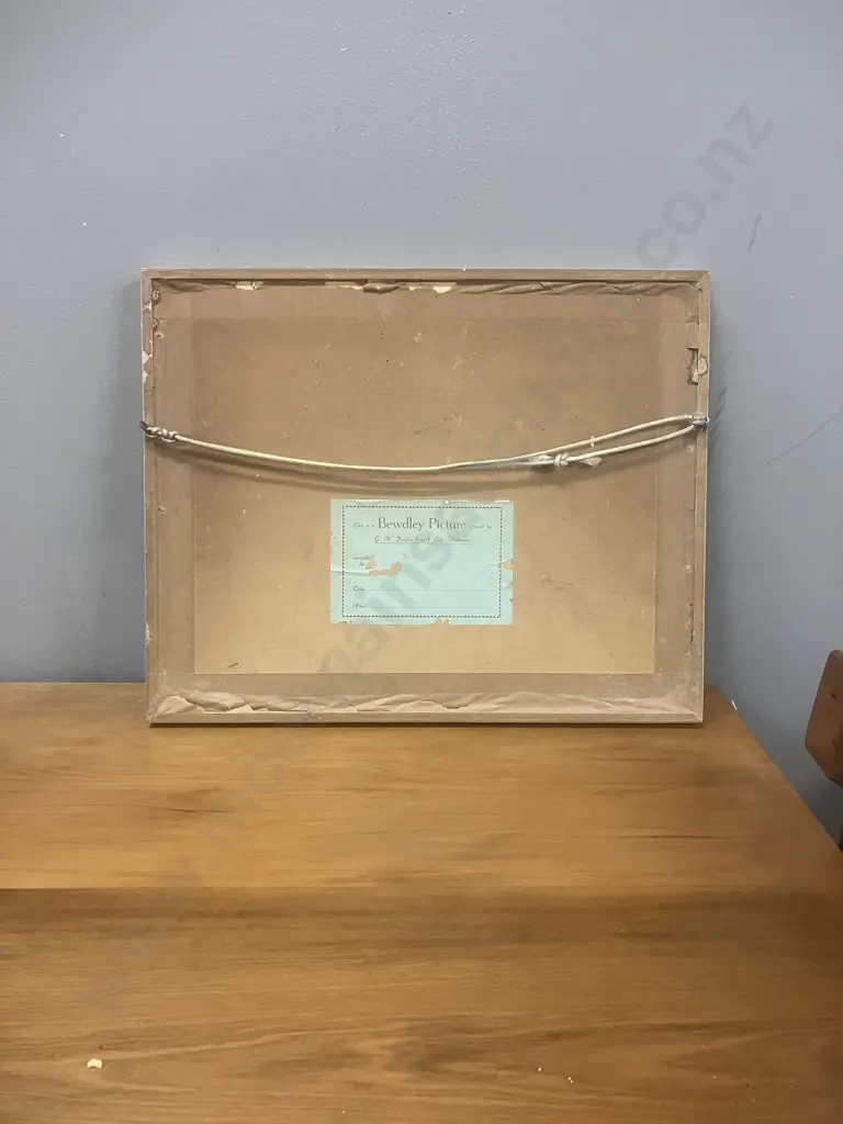 Vernon Ward "Shelduck & Forsythia" Mid Century Art Print, Framed 34 x 42cm Image 1++