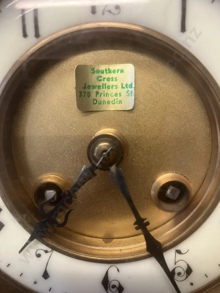 Antique 19th Century French Japy Freres Black Slate Mantel Clock. Paris Medaille d’Honneur. With Pendulum, No Key Image 1++