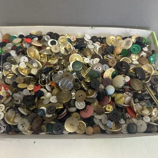 Large Selection Of Buttons Etc