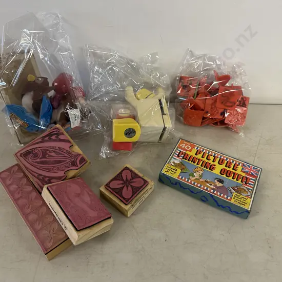 Selection Of Vintage Stamps Etc