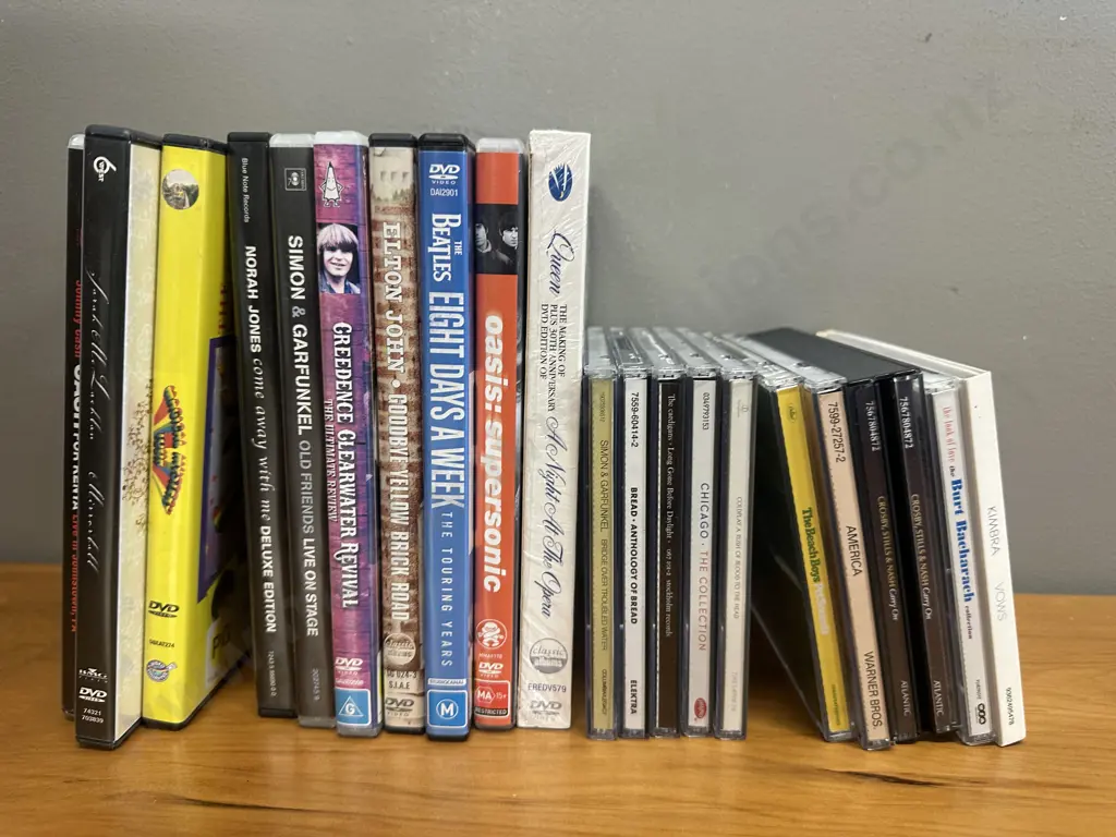 Selection Of Music Dvds x10 & Pop/Rock Cds x10 Image 1++