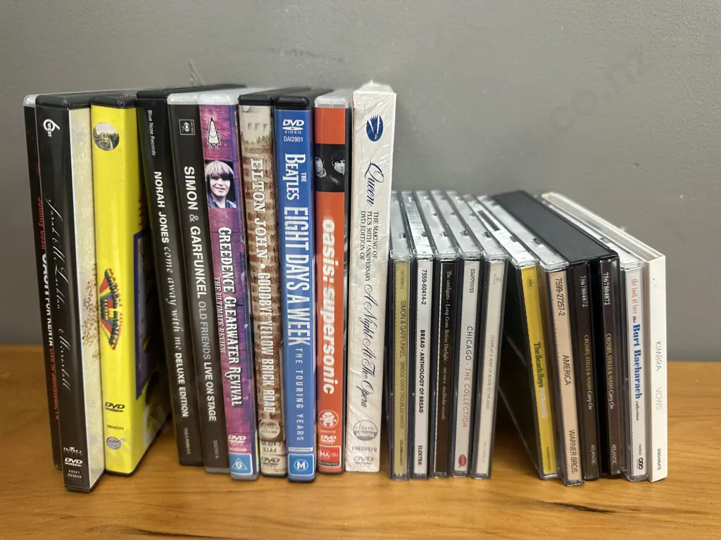 Selection Of Music Dvds x10 & Pop/Rock Cds x10 Image 1++