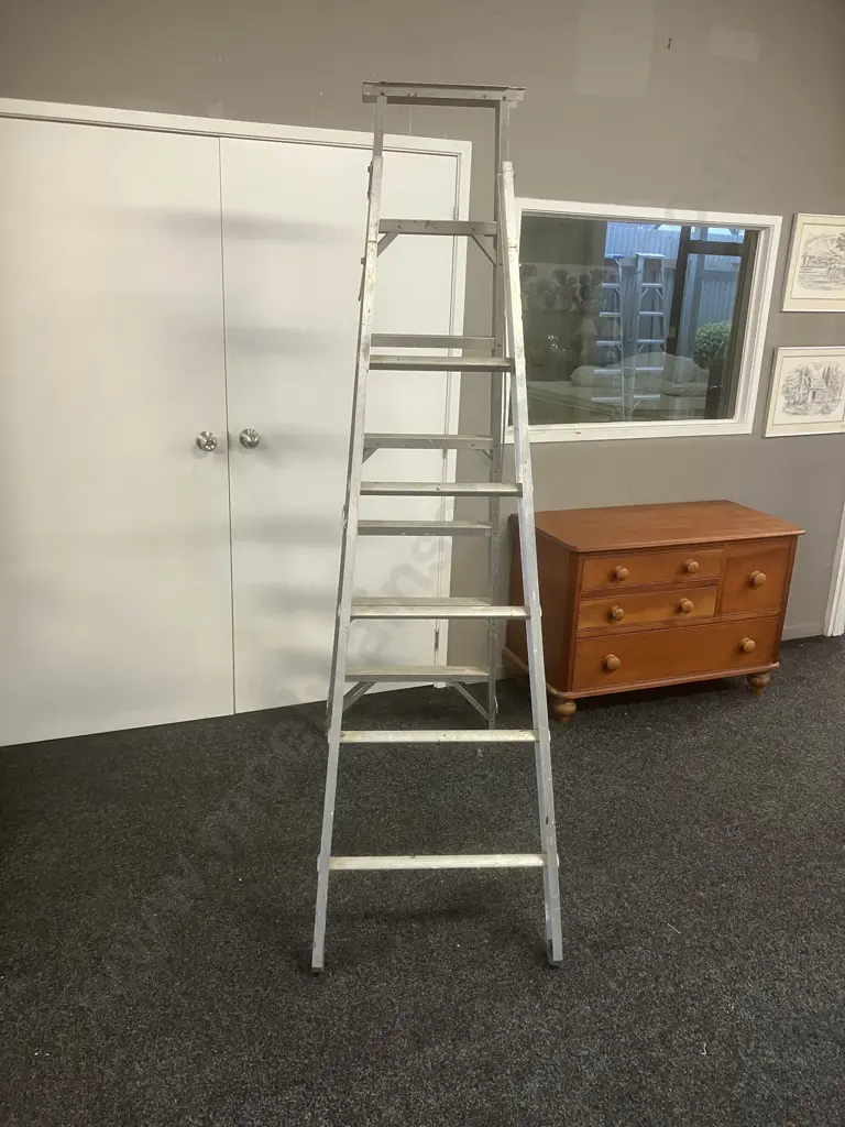Alco Trademaster Aluminum Combination Step / Extension Ladder. 2.1m - Image 1++