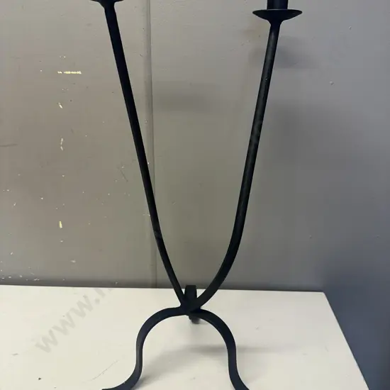 Funky Wrought Candle Holder H51cm
