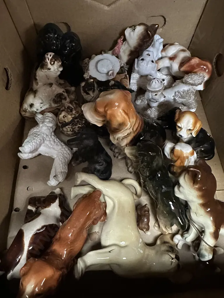 Box Lot Of Animal Figurines Image 1++