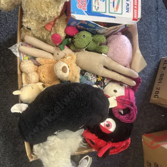 Box Of Assorted Toys 
