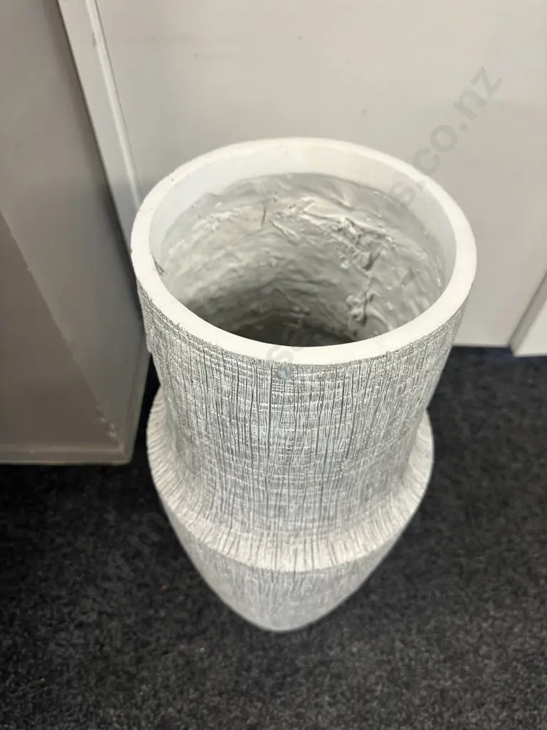 Tall Raybum Textured Floor Vase 81cm. Image 1++