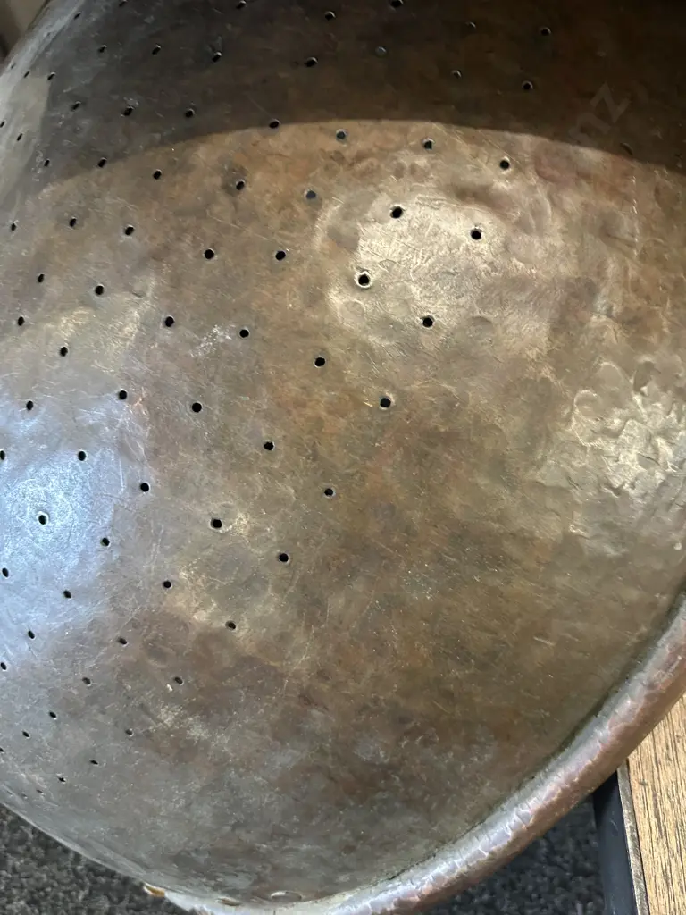 Large Copper Lampshade. 36 x 80.5cm Image 1++