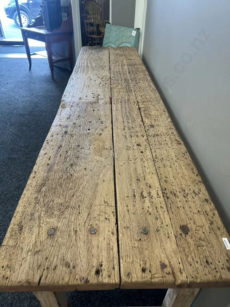 French Farmhouse Harvest Table. H80 W245.5 D59.5cm Image 1++