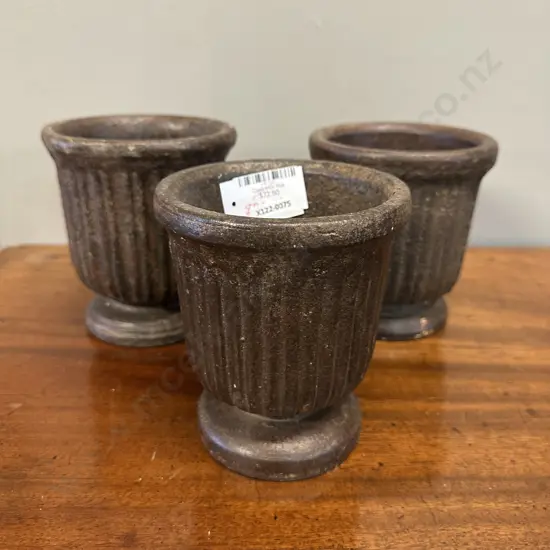 Three Cast Iron Pots